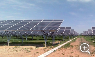 平成25年度製作　滝川市大規模太陽光パネル架台